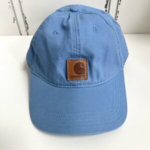 Carhartt Canvas Odessa Light Blue Baseball Hat Adjustable Model AH0289